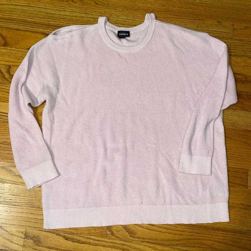 Cold shoulder sweater